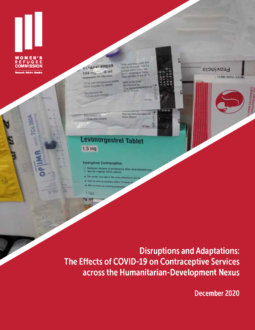 Effects of COVID-19 on Contraceptive Services across the Humanitarian-Development Nexus Cover Image