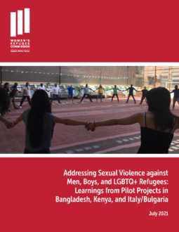 Addressing Sexual Violence against Men, Boys, and LGBTQ+ Refugees Learnings from Pilot Projects Cover Image