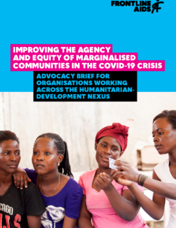 Improving the Agency and Equity of Marginalised Communities in the COVID-19 Crisis Advocacy Brief Cover Image