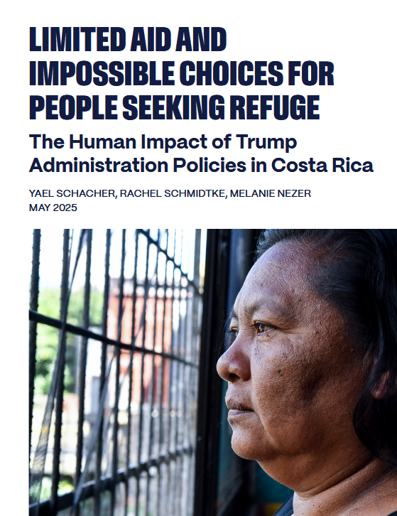 Limited Aid and Impossible Choices for People Seeking Refuge: The Human Impact of Trump Administration Policies in Costa Rica