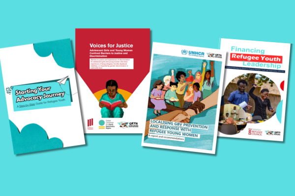 collage of GRYN products