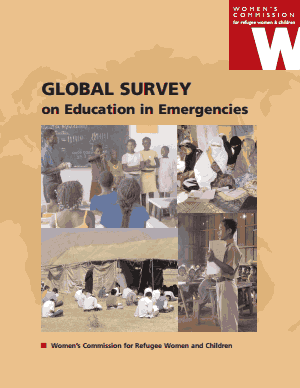 Global Survey on Education in Emergencies | Women's Refugee Commission