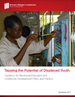 Tapping the Potential of Displaced Youth Cover Page