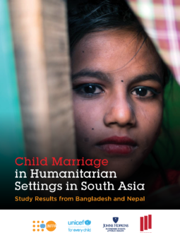 Child Marriage Humanitarian Settings in South Asia Report Cover
