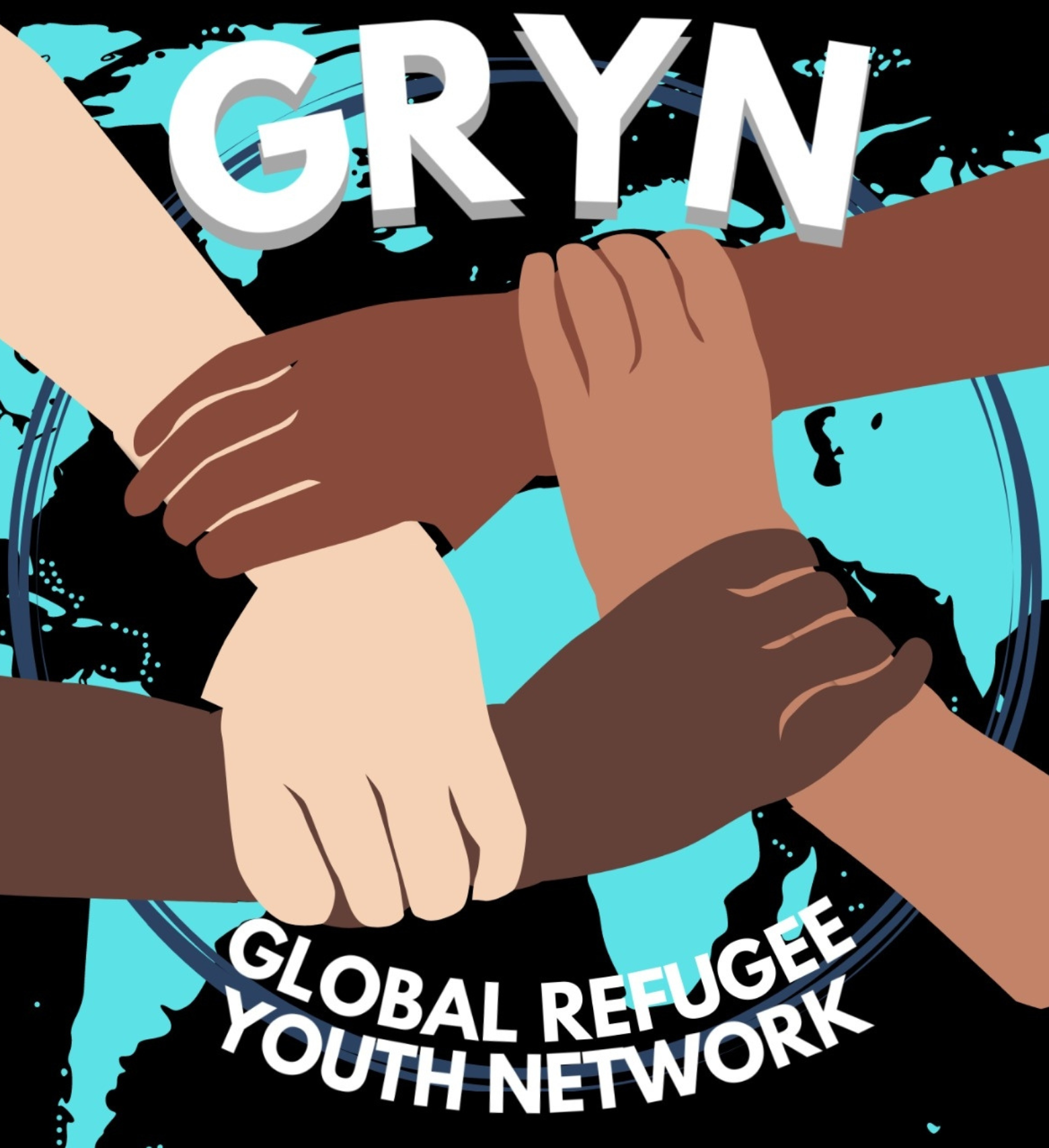 We created a youth-led Global Refugee Youth Network (GRYN) to support and strengthen local refugee-led initiatives. GRYN now supports 22 refugee youth-led organizations in seven countries.