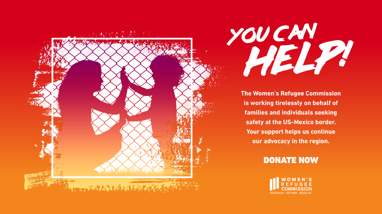 Give back this summer with a donation to Women's Refugee Commission