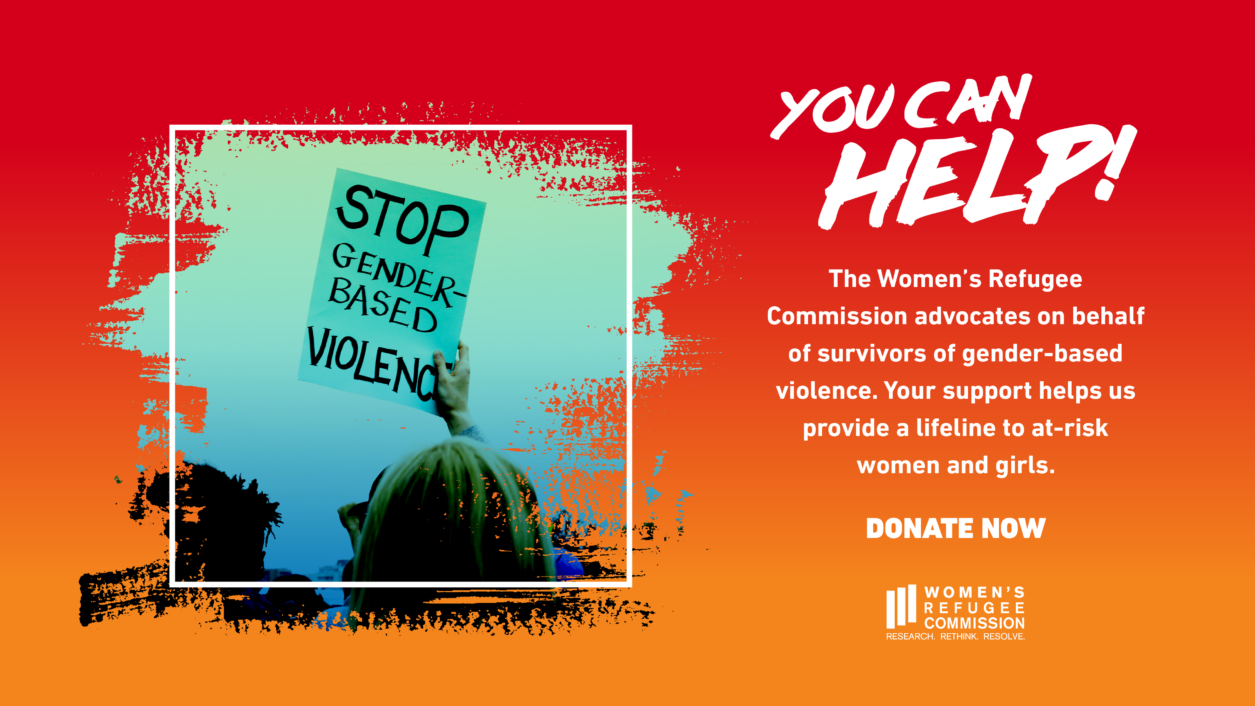 Give back this summer with a donation to Women's Refugee Commission