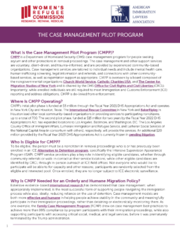 Case Management Pilot Program Cover Image