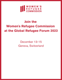 Global Refugee Forum 2023: Advocacy and Programming to Increase Availability of, Access to, and Quality of Contraceptive Services for Crisis-Affected Populations