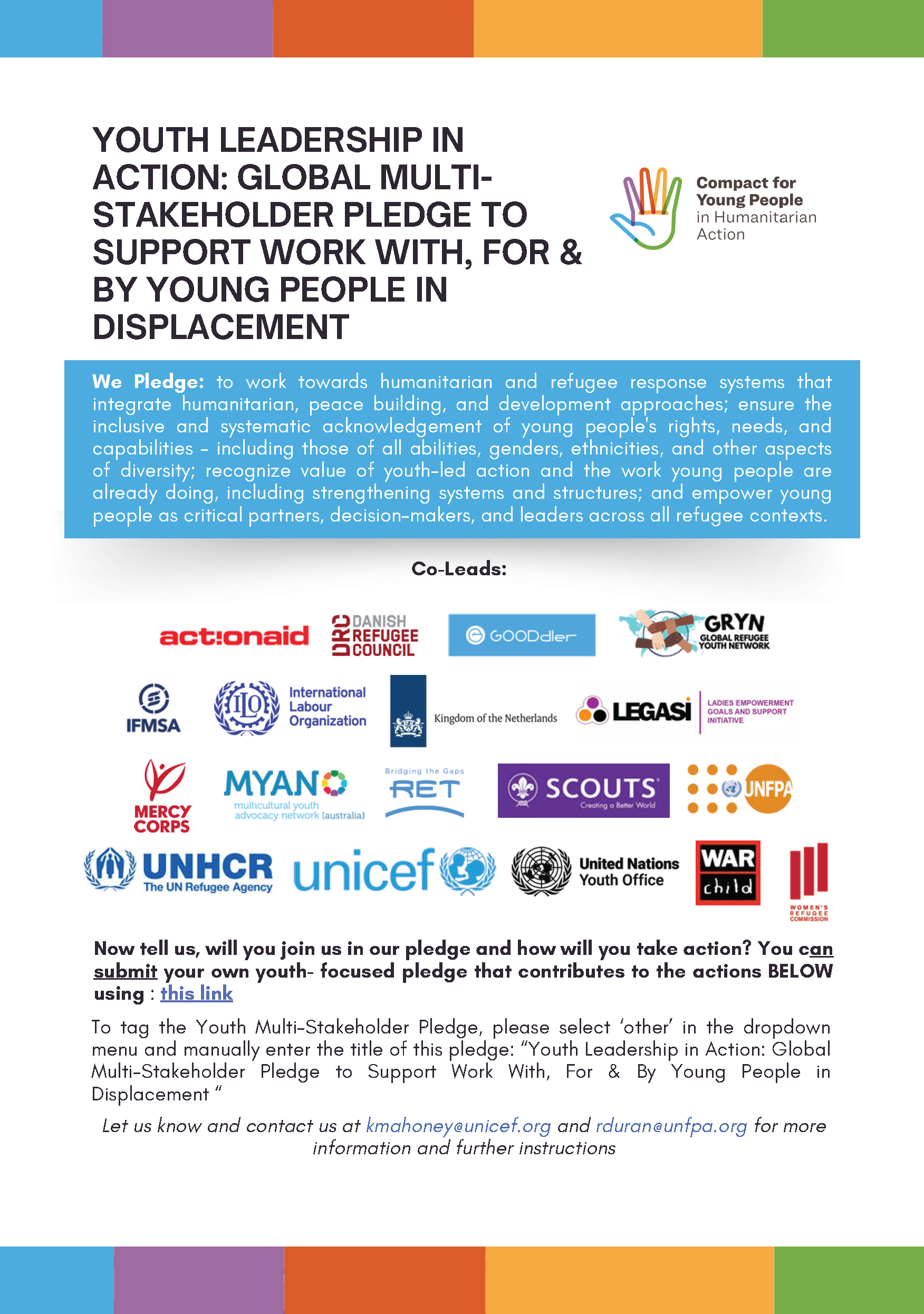 Global Refugee Forum 2023: Youth Leadership In Action — Global ...