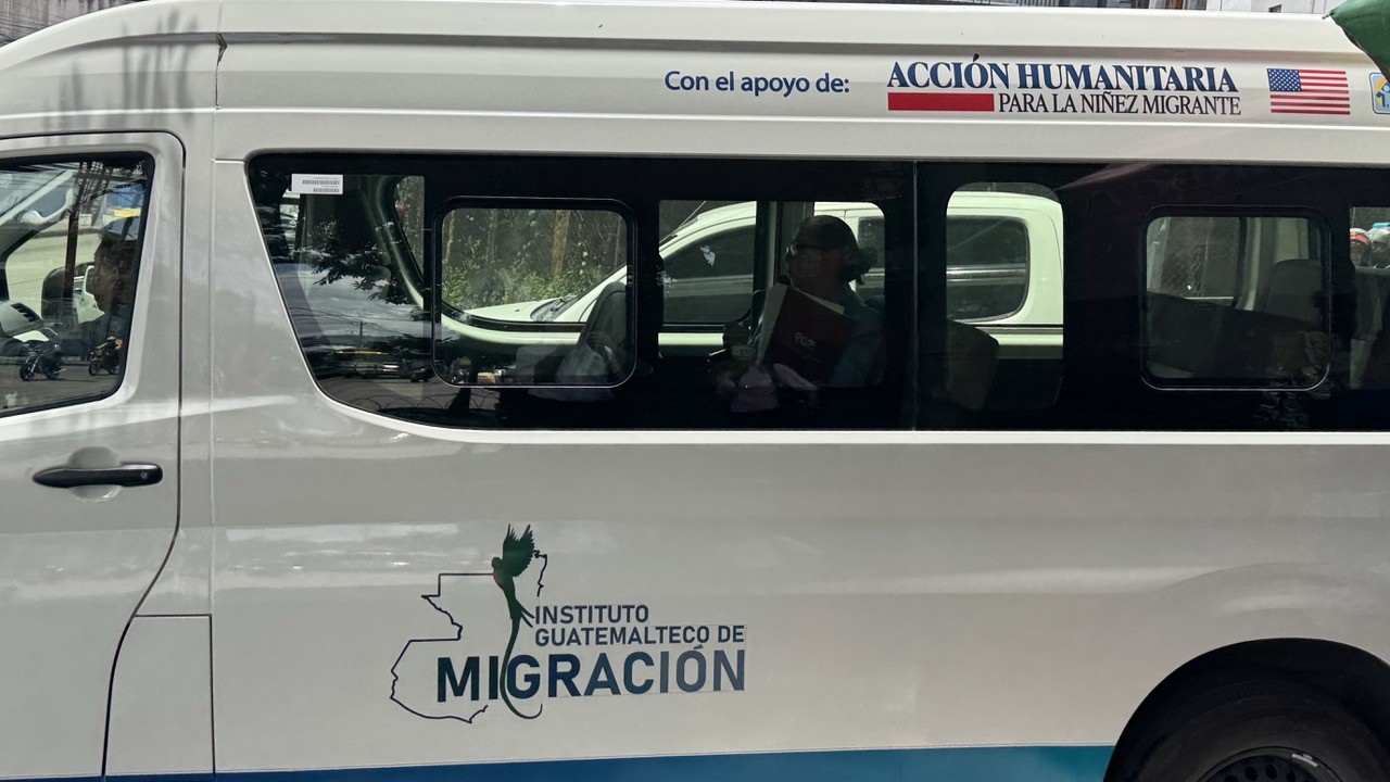 an NGO vehicle in Guatemala