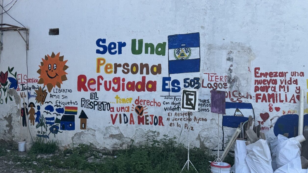 Paintings by migrant children
