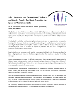 statement cover page