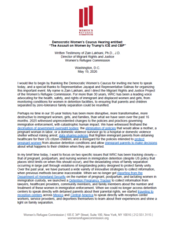 cover of transcript of testimony