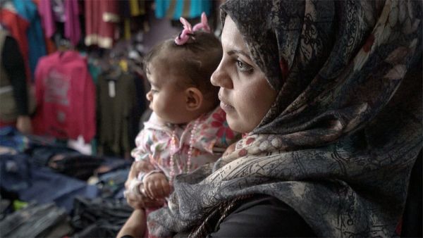 woman and baby