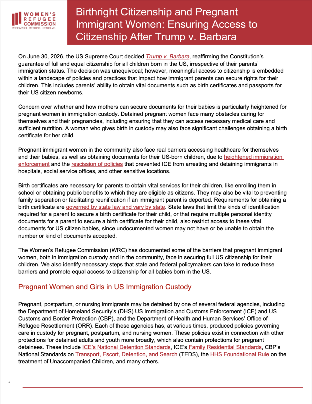 Birthright Citizenship and Pregnant Immigrant Women: Ensuring Access to Citizenship After Trump v. Barbara